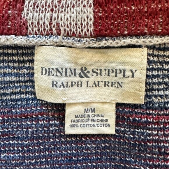 Ralph Lauren Denim & Supply American Flag Sweater Cardigan size Medium - Picture 9 of 16